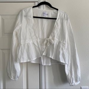 ❤️SOLD Princess Polly long sleeve white top